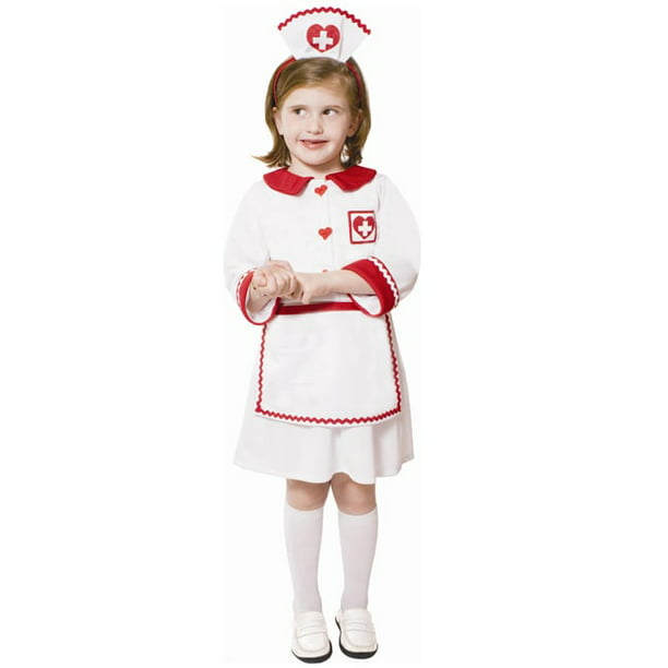 Dress Up America Girl's Red Cross Nurse Costume 