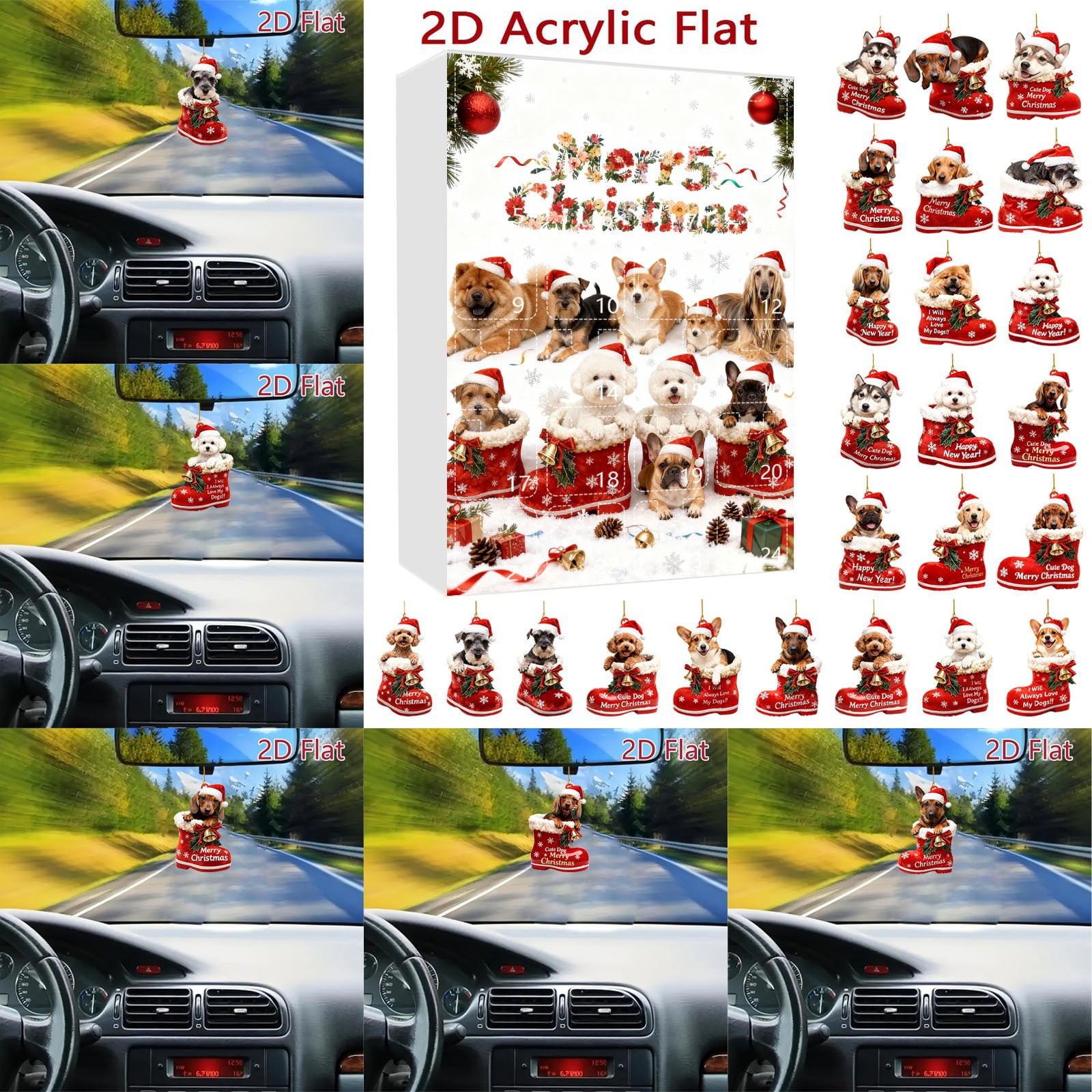 Countdown Sets 2025 2D Advent Calendar with 24 Boots Featuring ...