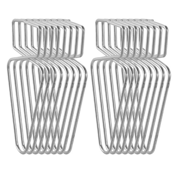 Supvox 30Pcs Ceiling Tile Hanging Clips Steel Hook for Signs Lights and Decorations Easy Install