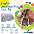 thumbnail image 3 of Juguete masticable SodaPup Gingerbread Man de nailon duradero para perros, 3 of 6