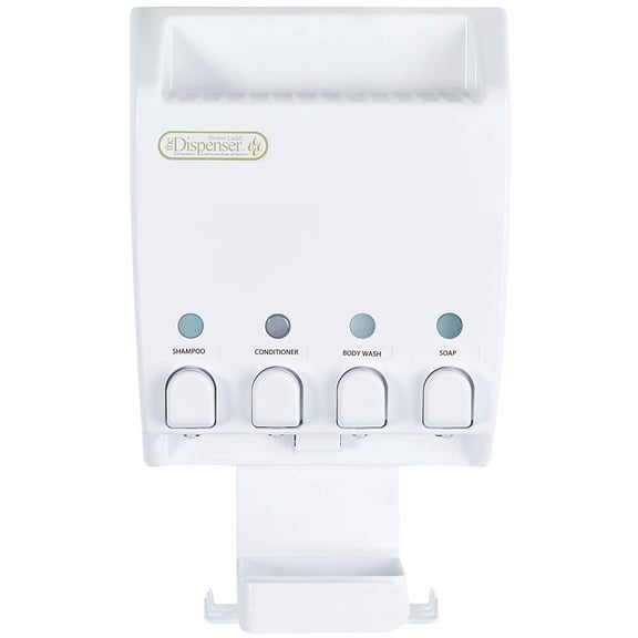 Better Living 75453 Ultimate 4 Chamber Shampoo Soap Gel Dispenser Shower Caddy
