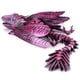 thumbnail image 1 of Dragón Wyvern emplumado Yoloke, dragón impreso en 3D, dragón articulado, dragón inquieto, juguetes impresos en 3D, mascota de escritorio, 1 of 5