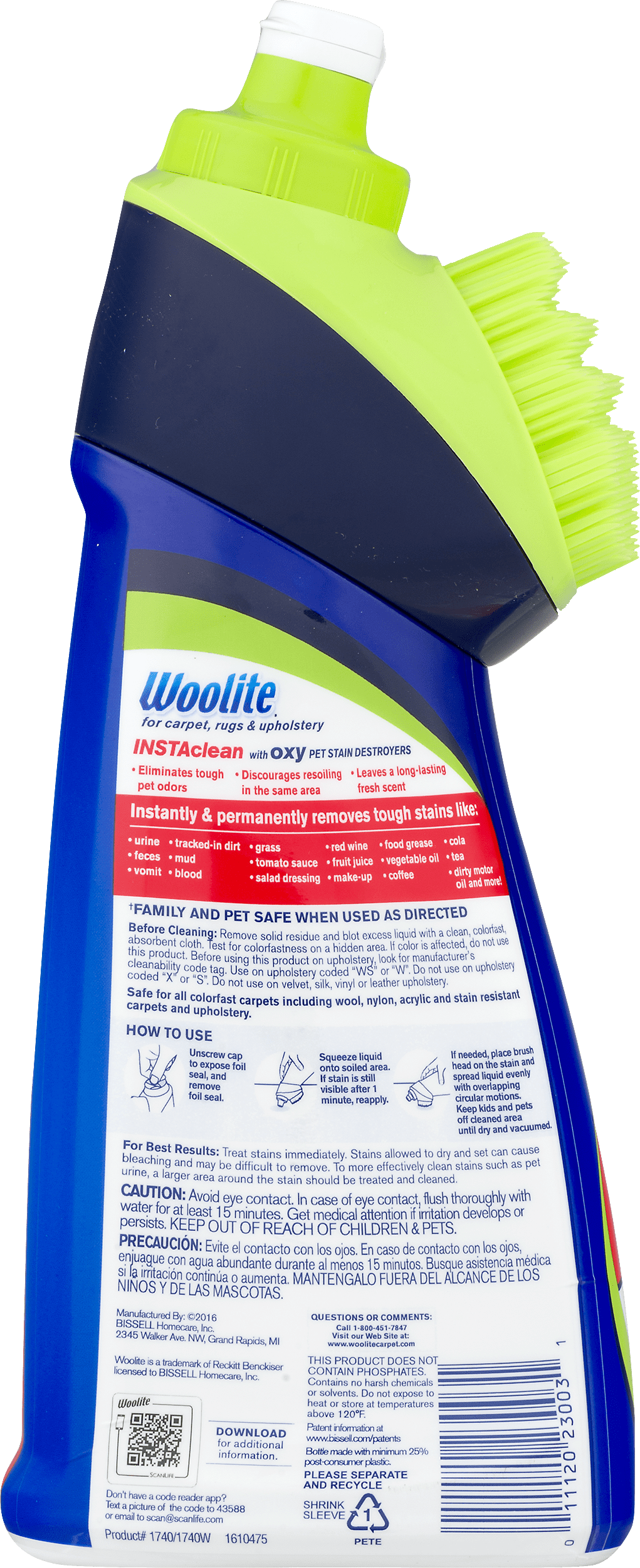 Woolite InstaClean with Oxy Pet Stain Destroyers, 18 oz - Walmart.com Woolite InstaClean with Oxy Pet Stain Destroyers, 18 oz - Walmart.com