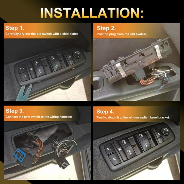Unique Bargains Front Left Driver Side Power Window Switch for