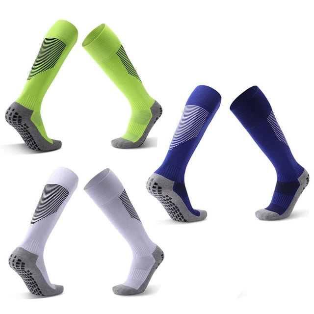 Calcetines De Fútbol Antideslizantes, Calcetines De Baloncesto Gruesos, Calcetines De Algodón Transpirables Antideslizantes Para Fútbol, Baloncesto, Hockey, Actividad 3 Pares Yuarrent OD013871-00