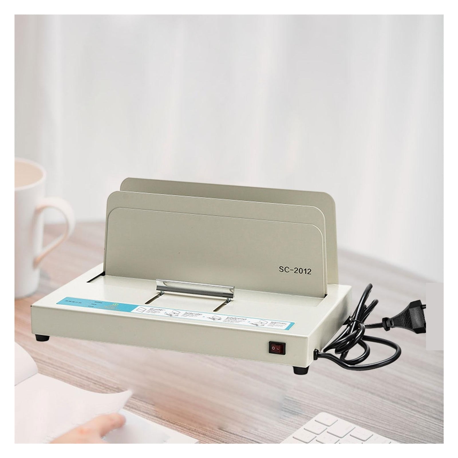 Thermal Binding Machine Hot Melt Glue Electric Book Binder For Envelopes Reports Invoices Office Contract Documents ,Easy to Operate