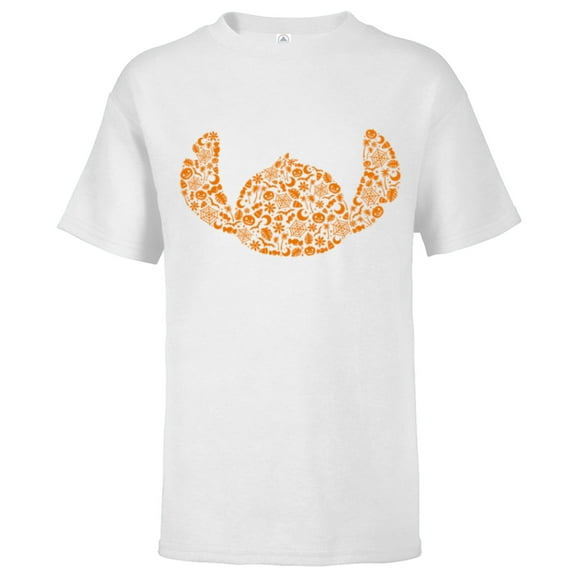 Disney Lilo and Stich Halloween Icon - Short Sleeve T-Shirt for Kids - Customized-White