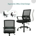 thumbnail image 2 of Mid Back Swivel Office Desk Chair, Modern Executive Mesh Computer Chair Ergonomic Height Adjustable Task Chair with Armrest up to 250lbs Capacity, 2 of 10