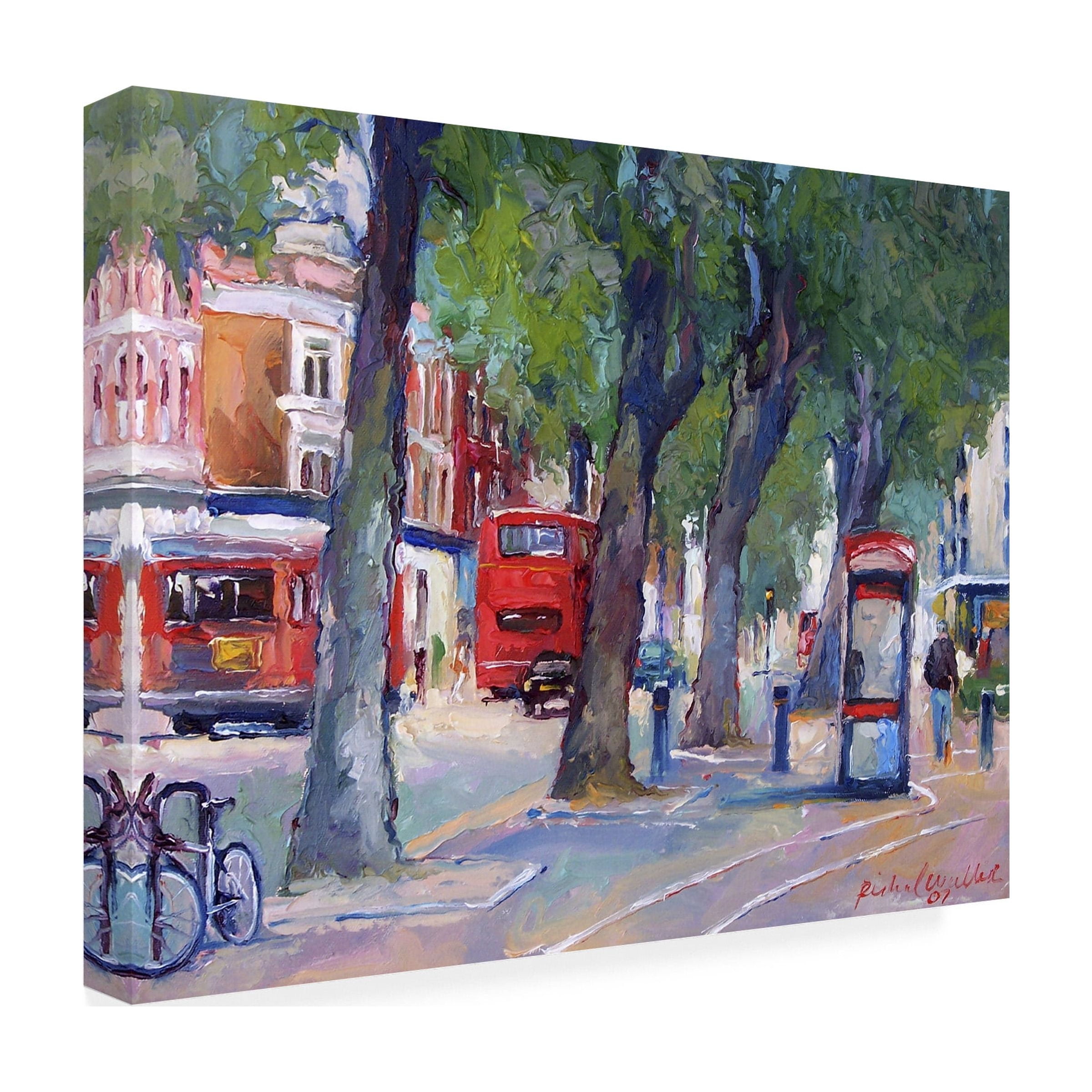 Richard Wallich 'Chicago 6' Canvas Art