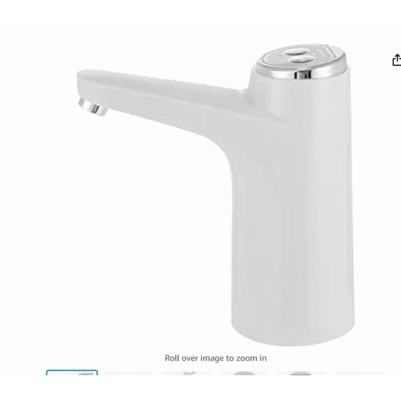 Easeky Usb Rechargeable Portable Water Dispenser Pump, Electric 5-Gallon Bottle Pump with , A Usb Charging Cable, A Silicone Water Hose, A 304 Stainless Steel Outlet Pipe, And An Instruction Manual