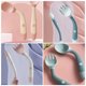 thumbnail image 4 of ColoMX 2 sets Baby Comer Training Thareware Soft Twistable Baby Fork and Cuchara (en caja), 4 of 8