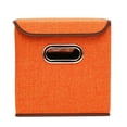 thumbnail image 1 of Boîte de Rangement Pliable VALINK pour Ordinateur de Bureau en Coton et Lin Articles Ménagers, 1 of 6