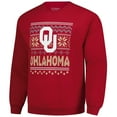 thumbnail image 2 of Men's  Crimson Oklahoma Sooners Holiday Fleece Sweatshirt, 2 of 3