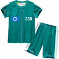 thumbnail image 2 of Kids Boys Girls Squid Game T-shirt+shorts Pyjamas Set, 2 of 2