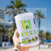 RYSE BCAA EAA Powder Surgar-Free - Tropical Snocone - 30 Servings
