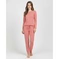 thumbnail image 2 of Real Essentials 2 Pack: Women's Comfy Pajama Sets - Short & Long Sleeve Ladies Loungewear Sleepwear PJs (Available In Plus), 2 of 8