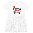 thumbnail image 3 of Inktastic Love My Bulldogs Football Girls Toddler Dress, 3 of 5