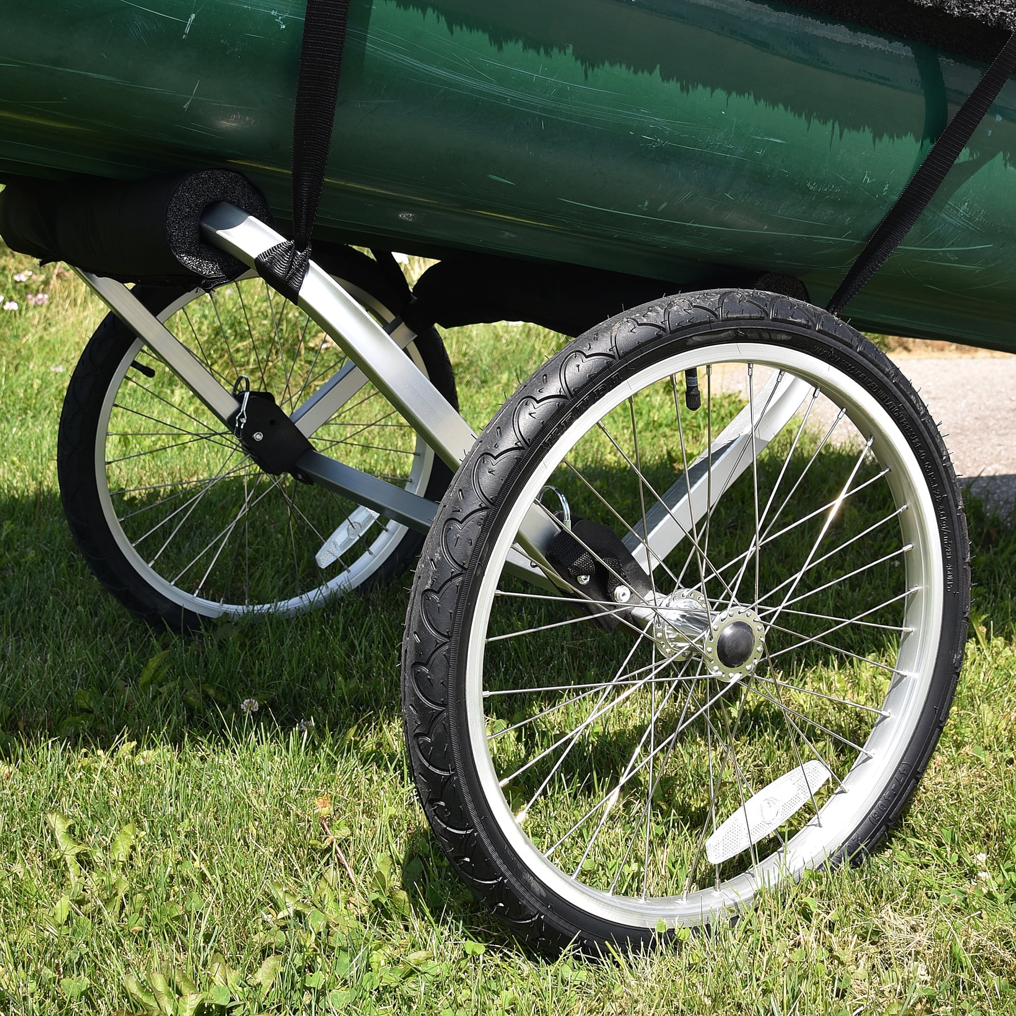 Wike Heavy Duty Aluminum Boat Cart for Canoes, Kayaks, and Other Small Watercrafts