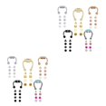 thumbnail image 3 of Guardoinrt Xiangbala Magnetic Fake Septum Nose Rings Hoop for Women Chic and Sophisticated Acrylic 5 Color 2Set, 3 of 6