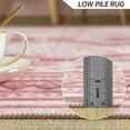 thumbnail image 4 of Wondo 4x6 Area Rugs for Living Room, Washable Area Rug, Rugs for Bedroom, Kitchen Rugs, Vintage Boho Carpet, Soft Non-Slip, Low Pile Area Rug for Office Dining Room, Pink, 4 of 8