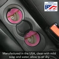 thumbnail image 2 of Thirstystone "Pink Sloth" Single Absorbent Stone Car Coaster, 2 of 6