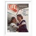 thumbnail image 2 of Art.com American Pan Am Stewardess Sicari Embracing Russian Aeroflot Stewardess Arutyunova, July 25, 1968 Photographic Print by Arthur Schatz, White Frame Wall Art, 32" x 40", 2 of 4