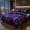 Purple, variant on 2/3PCS Geometric Plaid Bedspread Set,1 Quilt + 1/2 Pillowcases,Breathable Lightweight All Season Applicable Double-sided Reversible Use(Blue,Twin)
