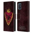 thumbnail image 1 of Head Case Designs Officially Licensed HBO Game of Thrones Dark Distressed Look Sigils Stannis Leather Book Wallet Case Cover Compatible with Samsung Galaxy A51 (2019), 1 of 6