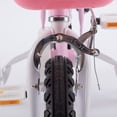 thumbnail image 3 of Royalbaby Jenny Girl's Kid's 14 In. Children's Beginner with Bicycle Training Wheels Basket , EL Pink, 3 of 7