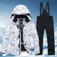 thumbnail image 2 of Jamsmile Toddler Girls Boys Ski Suit Snowsuit Outdoor Sports Thicken Warm Windproof Snow Suits, 2 of 9