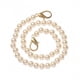 thumbnail image 1 of Cadena con asa de cuentas de perlas DIY Fácil de instalar y quitar Cadena de bolsas de perlas para accesorios de cadenas de bolsos ANGGREK Otros, 1 of 8
