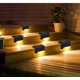 thumbnail image 3 of Paquete de 6 luces solares para cubierta, luces LED solares para exteriores, luces LED solares impermeables para cubierta, escalón, barandilla, pared, patio, jardín, escalera, patio y camino de entrada JM JM, 3 of 5
