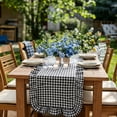 thumbnail image 6 of Leaf Edge Table Runner Elegant Long Strip Mat for Coffee Table Tea Table Dining Table TV Cabinet Holiday Home Decor Party Centerpiece Dining Room Buffet Console Shelf Home Gathering Space Cozy Home, 6 of 7