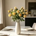 thumbnail image 4 of Artificial Flower Branch 21" Fake Silk Plant for Home Vase Wedding Hotel Decor Table Centerpiece,Rose Gold, 4 of 4