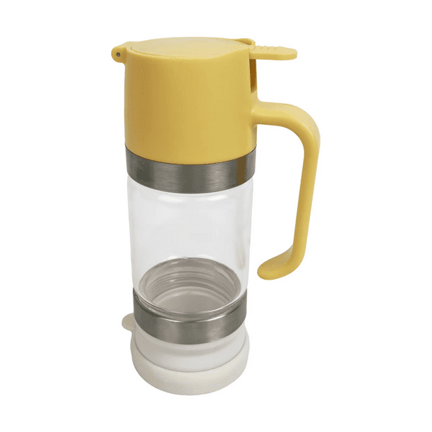 Dispensador de Miel de Vidrio de 300 Ml: Herramienta de Cocina Fácil de Limpiar para Jarabe de Arce, Salsas y Más