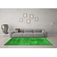 thumbnail image 3 of Ahgly Company Indoor Square Oriental Green Industrial Area Rugs, 6' Square, 3 of 4