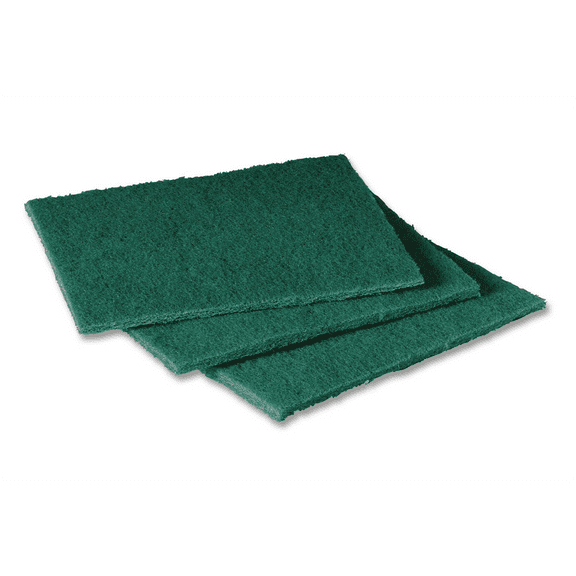Scotch-Brite Scrubbing Pads 6" Width x 9" Depth - 20/Pack - Synthetic - Green
