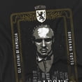 thumbnail image 2 of Godfather Corleone Classic Poster Women's Crew Sweatshirt, Black, Small, 2 of 4