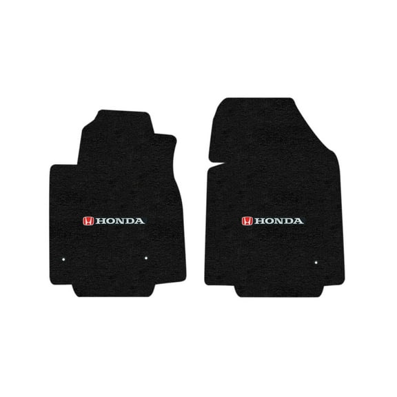 Lloyd Mats Custom Fit Floor Mats for Honda PILOT 2009-2015 LogoMat 2Pc Set Charcoal