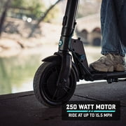 GOTRAX Rival Adult Electric Scooter, 8.5 Pneumatic Tire, Max 12 mile Range and 15.5Mph Speed, 250W Foldable Escooter for Adult, Black