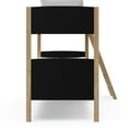 thumbnail image 5 of Storkcraft Next Delray Twin-over-Twin Bunk Bed, Black with Natural, 5 of 8