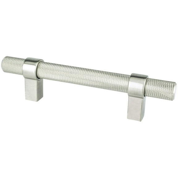 Berenson Hardware 5025-4BPN-P 96 mm Center to Center Radial Reign Cabinet Pull, Brushed Nickel