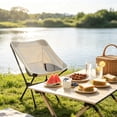 thumbnail image 5 of Folding Camping Chair Portable Outdoor Lawn Seat with Carry Storage Bag, Lightweight Foldable Chair for Picnic Hiking Beach Fishing Travel Backyard Patio Outdoor Relaxing, 5 of 7
