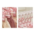 thumbnail image 3 of Adjustable Plastic Kids Pants Hangers, Non Slip, Lightweight, Telescopic Trousers Rack,  Design for Improved Space Utilization, 3 of 8