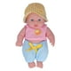 thumbnail image 1 of Muñeca bebé renacida de 8 pulgadas, cuerpo completo de vinilo, realista, suave, recién nacida, color rosa, 1 of 14