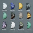 thumbnail image 4 of 1 estatua de luna de piedra natural, cristal de ágata, reiki, gema mineral curativa, artesanías, adornos para decoración del hogar, regalos, 4 of 5