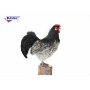 Hansa Black and White French Hen Plush Toy - Walmart.com