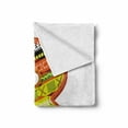thumbnail image 2 of Letter B Soft Flannel Fleece Throw Blanket, Winter Season Inspired Typing Tool Art Design Digitally Made Multicolor Palette, Cozy Plush for Indoor and Outdoor Use, 50" x 70", Multicolor, by Ambesonne, 2 of 6