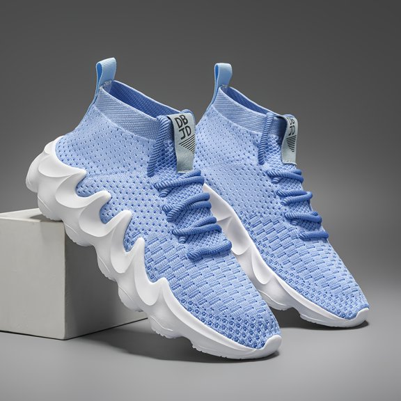 PLERISE Men's Breathable Lightweight Running Shoes, Comfortable All-Season Athletic Sneakers, Cushioned Support for Walking, Gym, Outdoor, and Casual Wear