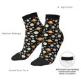 thumbnail image 4 of Bingfone Watercolor Space Planets Design Patterned Men's Women's Casual Cotton Socks, 4 of 5